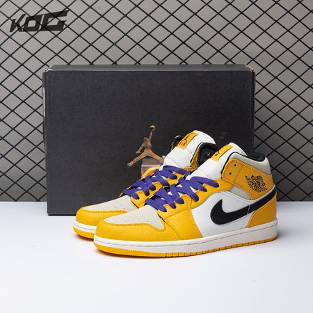 Air Jordan 1 Mid SE Lakers 852542-700 36-46