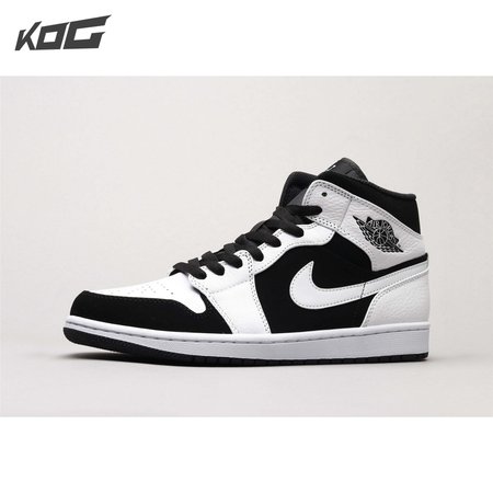 Air Jordan 1 Mid White Black 36-46