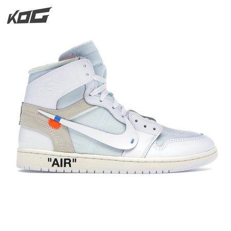 Off-White x Air Jordan 1 Retro High OG BG 'White' 2018 Size 36-47.5