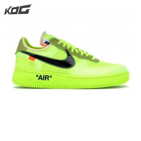 Off-White x Air Force 1 Low 'Volt' Size 36-46