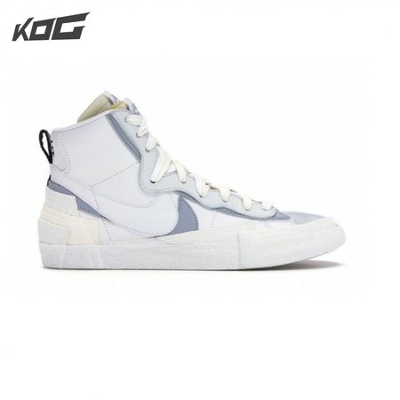 Sacai x Blazer Mid 'White Grey' Size 40-47.5