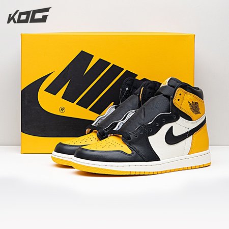 Air Jordan 1 High OG Yellow Toe Size 36-46