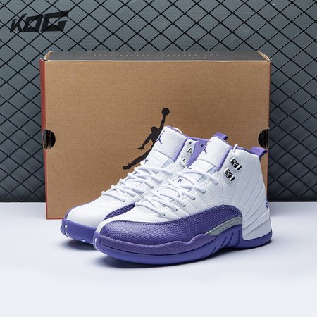 Air Jordan 12 White Purple Size 40-47.5