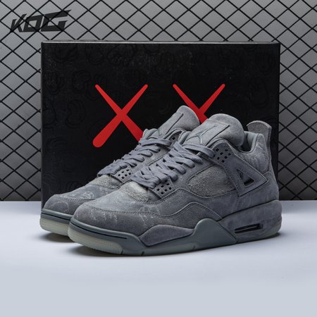 KAWS x Air Jordan 4 Retro 'Cool Grey' Size 40-47.5