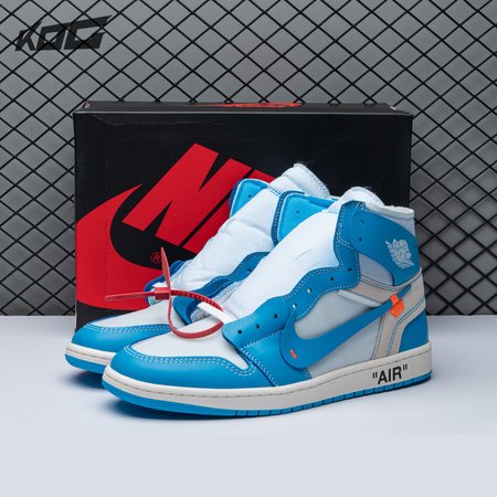 Off-White x Air Jordan 1 Retro High OG 'UNC' Size 36-47.5