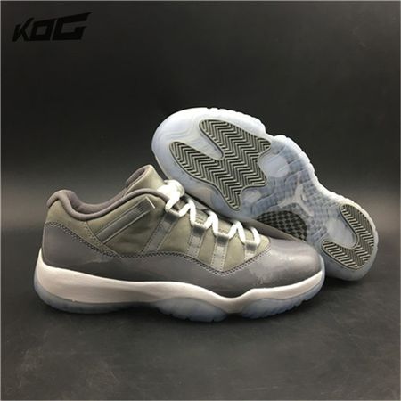 Jordan 11 Retro Low Cool Grey 528895-003 Size 36-47.5