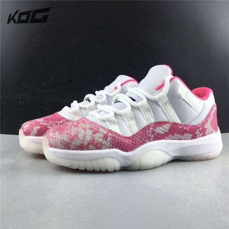 Jordan 11 Retro Low Pink Snakeskin (2019) (Women's) AH7860-106 Size 36-47.5