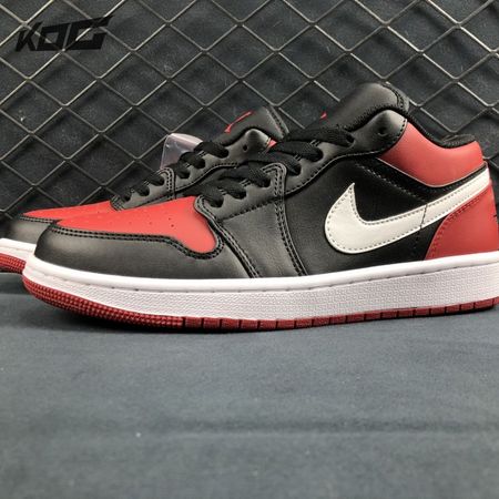 Jordan 1 Low Alternate Bred Toe 553558-066 Size 36-47.5