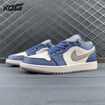 Jordan 1 Low True Blue 553558-412 Size 36-47.5