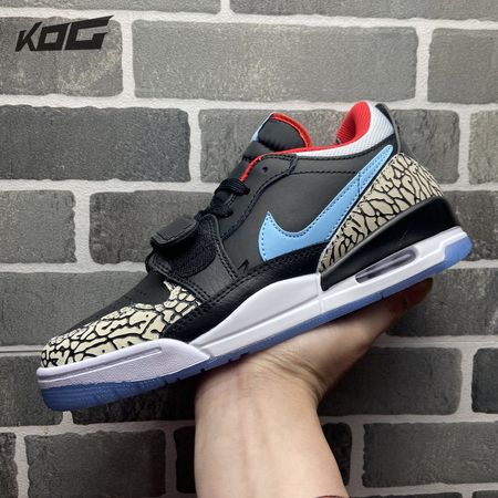 Jordan Legacy 312 Low Black Valor Blue CD7069-004