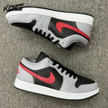 Jordan 1 Low Cement Grey Fire Red FZ4183-002 Unisex Size