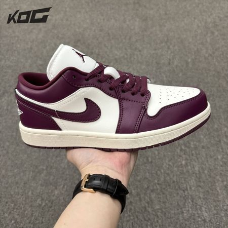 Jordan 1 Low Bordeaux DC0774-161 Unisex Size