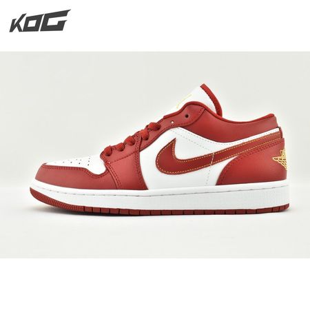 Jordan 1 Low Cardinal Red 553558-607 Unisex Size